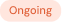 Pink speech-bubble status badge reading 'Ongoing'.